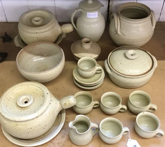1960s pottery part service